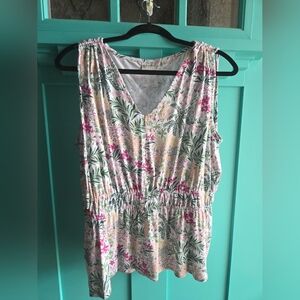 Wonderly Pastel Floral V-Neck Dress